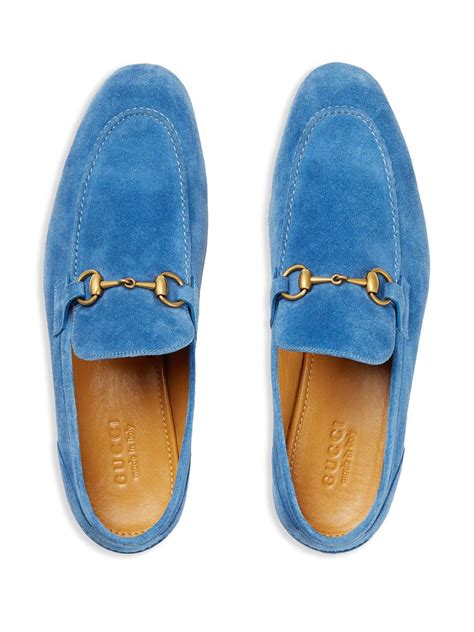 bacco gucci adrian blue suede|Gucci jordaan loafer blue.